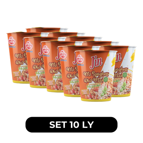 OTTOGI - Mì ly trộn Jin Spaghetti phô mai, Mì trộn Spagheti phô mai Jin ly, Mì ly Ottogi Spagetti - 85g/ly - 00190