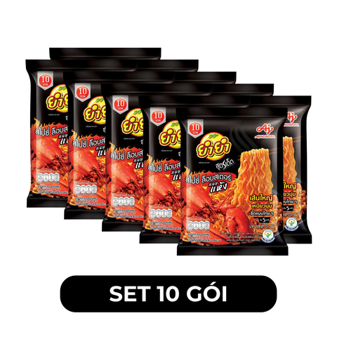 AJINOMOTO - Mì xào khô Yum Yum Tôm hùm kem, Mì xào Tôm hùm kem YumYum, Mì Ei Ei, Mì Thái Lan ăn liền - 75g/gói - 00561