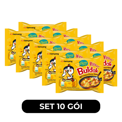 SAMYANG - Mì khô gà cay Samyang hương vị Gà cay Phô mai, Mì gà cay phô mai Samyang, Mì Hàn Quốc - 140g/gói - 00420