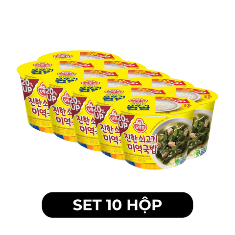 OTOKI - Cơm hộp ăn liền Ottogi hương vị Súp rong biển thịt bò, Cơm súp rong biển thịt bò Ottogi - 180g/hộp - 00686