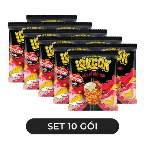 WORLD SPICE - Mì trộn LókCók hương vị Gà cay phô mai, Mì trộn gà cay phô mai LokCok, Mì LokCok - 91g/gói - 00751