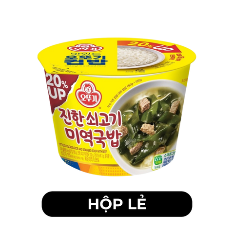 OTOKI - Cơm hộp ăn liền Ottogi hương vị Súp rong biển thịt bò, Cơm súp rong biển thịt bò Ottogi - 180g/hộp - 00686