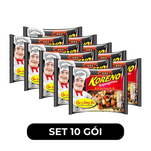 PALDO - Mì trộn tương đen Koreno Jjajangmen, Mì Koreno Jjajangmen tương đen, Mì tương đen Hàn Quốc - 115g/gói - 00393