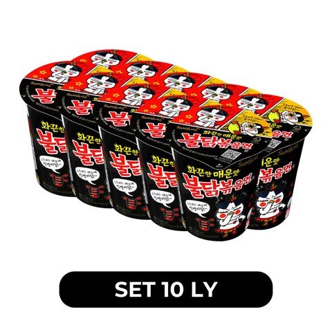 SAMYANG - Mì ly khô gà cay Samyang hương vị Gà cay, Mì ly gà cay Samyang Hàn Quốc, Mì Samyang Gà cay - 70g/ly - 00410