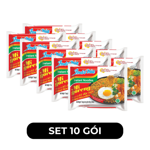 INDOFOOD - Mì xào khô Indomie Goreng vị Đặc biệt, Mì Indomie vị Đặc biệt, Mì xào Indomie, Mì Indomie Indonesia - 85g/gói - 00083