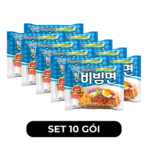 PALDO - Mì khô Đại Hàn Bibim Men, Mì Bibim Men Hàn Quốc, Mì lạnh trộn Bibimmen, Paldo Bibimen - 130g/gói - 00378
