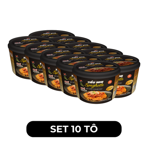 UNI PRESIDENT - Mì tô Tiểu Nhị Spaghetti Bò sốt chua cay, Mì tô Spaghetti Bò sốt chua cay Tiểu Nhị - 105g/tô - 00463