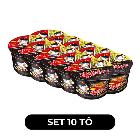SAMYANG FOOD - Mì tô khô Samyang hương vị Gà cay, Mì tô Gà cay Samyang Hàn Quốc, Mì khô gà cay Samyang - 105g/tô - 00407