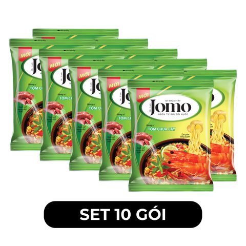 ASIAFOODS - Mì khoai tây Jomo hương vị Tôm chua cay, Mì Jomo tôm chua cay, Mì tôm chua cay Jomo - 85g/gói - 00348