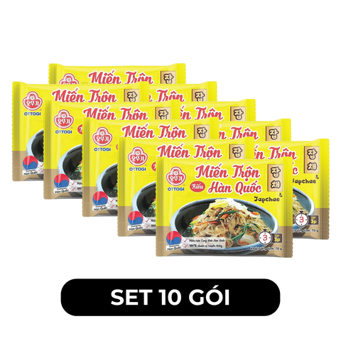 OTTOGI - Miến trộn Ottogi kiểu Hàn Quốc, Miến trộn Hàn Quốc Ottogi, Miến trộn ăn liền Japchae Ottogi - 70g/gói - 00621