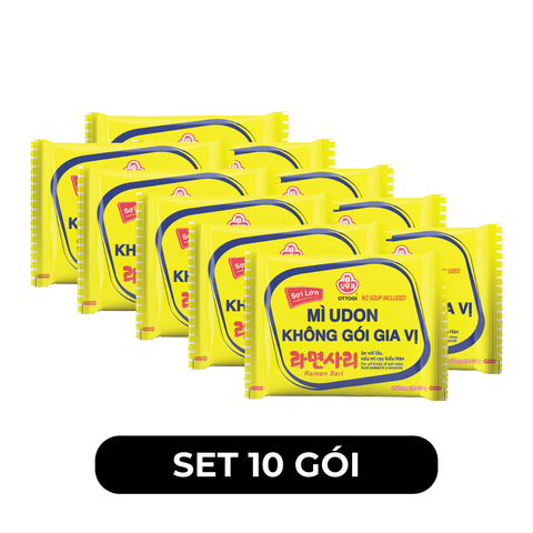OTTOGI - Mì Udon Ottogi không gói gia vị, Mì Udon không gia vị ăn liền, Mì ăn liền Otogi Hàn Quốc - 100g/gói - 00628
