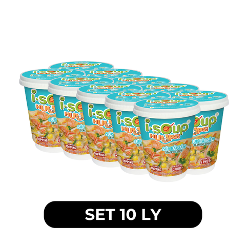 NFC - Súp ly I-Soup Huups! hương vị Hải sản, Isoup Huups súp ăn liền Isoup Huups ly, Súp I-Soup Huups - 14g/ly - 00677