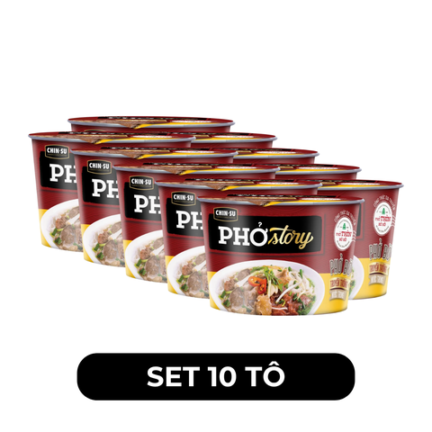 MASAN - Chin-su Phở Story tô (có thịt thật) hương vị Phở bò, Chinsu Phở bò Story tô, Phở Thìn bờ hồ