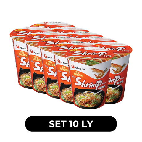 NONGSHIM - Mì ly Nongshim hương vị Tôm cay, Mì ly Tôm cay Nongshim, Mì tôm cay Hàn Quốc Nongshim - 67g/ly - 00765