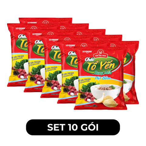 LC FOODS - Cháo tổ yến Yến Đại Nam hương vị Rong biển thịt bằm, Cháo tổ yến Đại Nam rong biển thịt bằm - 50g/gói - 00704