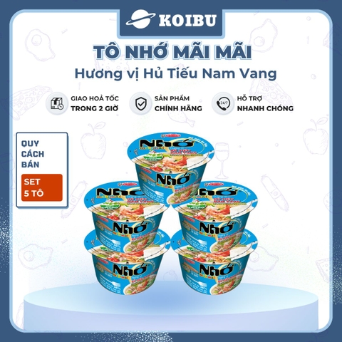 ACECOOK - Hủ tiếu tô Nhớ Mãi Mãi hương vị hủ tiếu nam vang, Tô Nhớ Mãi Mãi hủ tiếu nam vang, Hủ tiếu nhớ ăn liền - 71g/tô - 00025