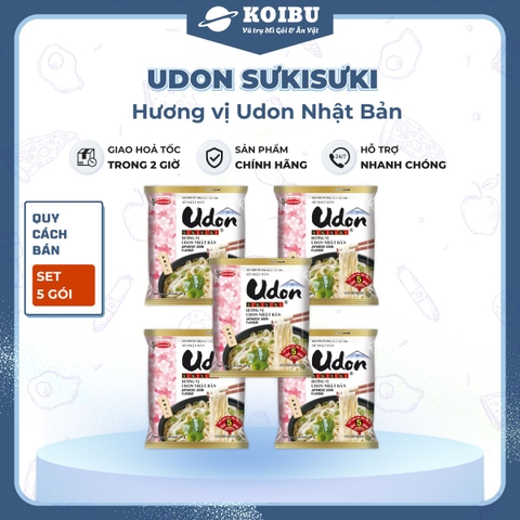 ACECOOK - Mì Udon Sưkisưki hương vị Udon Nhật Bản, Mì udon Suki Acecook, Mì udon Nhật Bản Sưki Sưki - 75g/gói - 00035