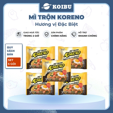 PALDO - Mì trộn Koreno hương vị Đặc biệt, Koreno Mì trộn đặc biệt Koreno, Mì Koreno Hàn Quốc ăn liền - 74g/gói - 00161
