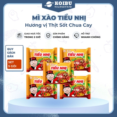 UNI-PRESIDENT - Mì xào tiểu nhị hương vị Thịt sốt chua cay, Mì xào thịt sốt chua cay, Mì gói Tiểu nhị  - 72g/gói - 00289