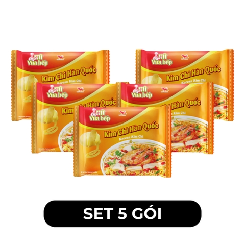 UNI-PRESIDENT - Mì Vua Bếp kim chi Hàn Quốc, mì kim chi Vua Bếp, mì Vua Bếp vị kim chi Hàn Quốc (85g/gói) - 00296