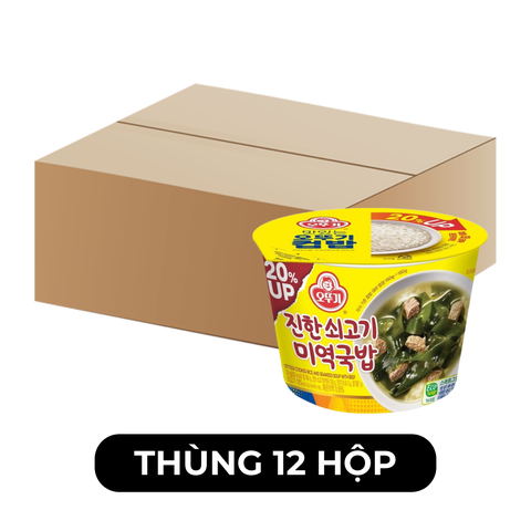 OTOKI - Cơm hộp ăn liền Ottogi hương vị Súp rong biển thịt bò, Cơm súp rong biển thịt bò Ottogi - 180g/hộp - 00686