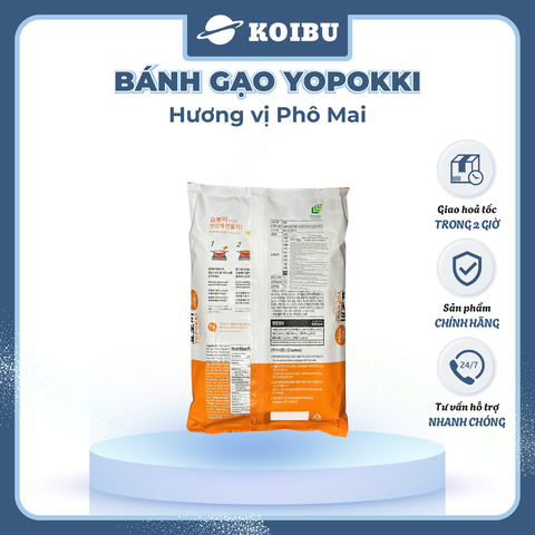 YOUNG POONG- Tokbokki Hàn Quốc Yopokki hương vị Phô mai, Bánh gạo Tokbokki  Yopokki Hàn Quốc 240g/gói - 00875