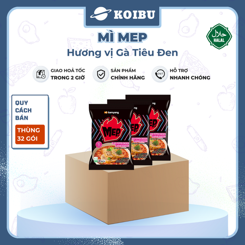 SAMYANG - Mì MEP hương vị Gà tiêu đen, Mì Samyang gà tiêu đen, Mì ăn liền Samyang MEP Hàn Quốc - 80g/gói - 00857