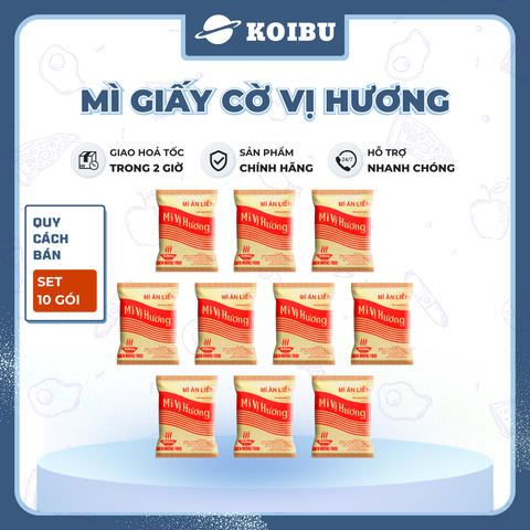 THIEN HUONG FOOD - Mì Vị Hương hương vị Giấy cờ, Mì tôm gói giấy cờ Vị Hương, Mì giấy Vị Hương ăn liền - 60g/gói  - 00864