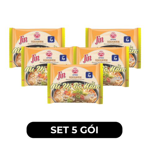 OTTOGI - Mì úp Jin hương vị Bò hầm, Mì Bò hầm Jin, Mì Jin Bò hầm, Mì Ottogi Bò hầm, Mì bò hầm Otogi - 70g/gói - 00454