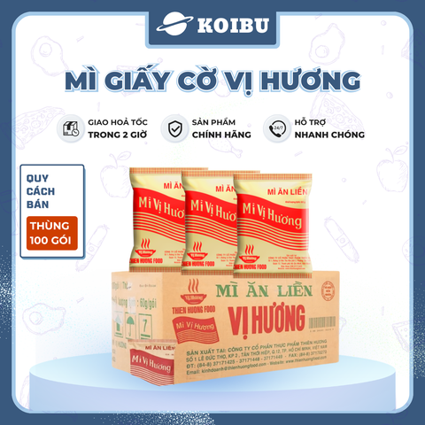THIEN HUONG FOOD - Mì Vị Hương hương vị Giấy cờ, Mì tôm gói giấy cờ Vị Hương, Mì giấy Vị Hương ăn liền - 60g/gói  - 00864