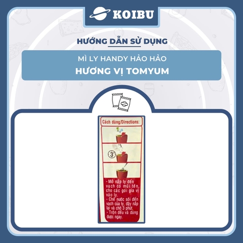 ACECOOK - Mì ly Handy Hảo Hảo Tomyum - Mì Handy Hảo Hảo Tom yum - Mì Handy Hảo Hảo ly Tomyum - Mì ly Hảo Hảo Handy Tom yum - Mì ly ăn liền Tomyum - 67g/ly - 00018