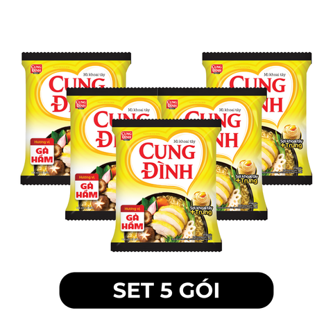 AFOTECH - AFOTECH - Mì Cung Đình Gà hầm, Mì Gà hầm Cung Đình, Mì khoai tây Cung Đình Gà hầm, Mì Cung Đình gói - 79g/gói - 00674