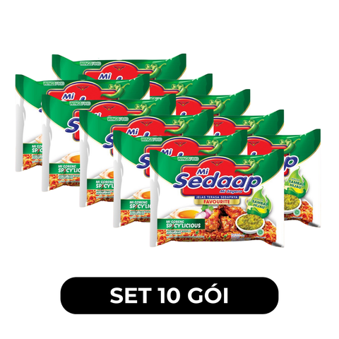 SEDAAP - Mì trộn Sedaap hương vị cay ớt xanh, Sedaap vị cay ớt xanh, Mì vị cay ớt xanh Sedaap, Mì trộn Sedaap vị cay ớt xanh, Mì trộn vị cay ớt xanh Sedaap, Mì trộn cay Sedaap - 90g/gói - 00286