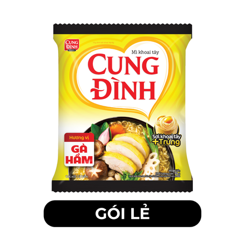 AFOTECH - AFOTECH - Mì Cung Đình Gà hầm, Mì Gà hầm Cung Đình, Mì khoai tây Cung Đình Gà hầm, Mì Cung Đình gói - 79g/gói - 00674