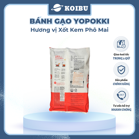 YOUNG POONG- Tokbokki Hàn Quốc Yopokki hương vị Xốt Kem Phô Mai, Tokbokki  Yopokki, Bánh gạo Yopokki Hàn Quốc 240g/gói - 00872