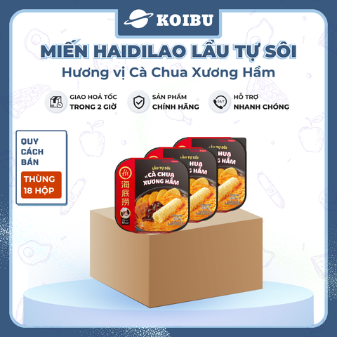 YIHAI - Lẩu tự sôi Haidilao hương vị Cà chua xương hầm, Lẩu tự sôi Hadilao cà chua xương hầm - 282g/hộp - 00785