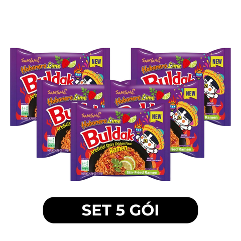 SAMYANG - Mì khô gà cay Samyang hương vị Gà chua cay, Mì gà chua cay Samyang, Mì Samyang Hàn Quốc  - 140g/gói - 00548