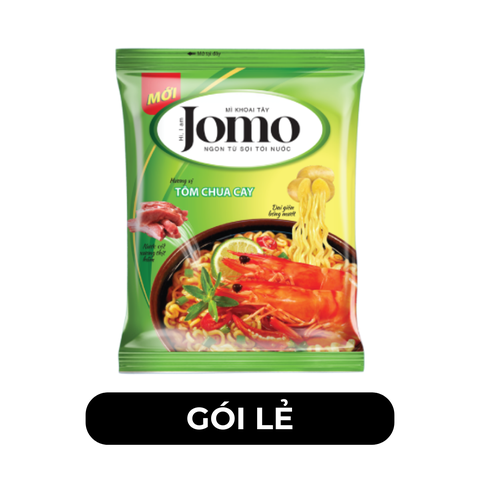 ASIAFOODS - Mì khoai tây Jomo hương vị Tôm chua cay, Mì Jomo tôm chua cay, Mì tôm chua cay Jomo - 85g/gói - 00348