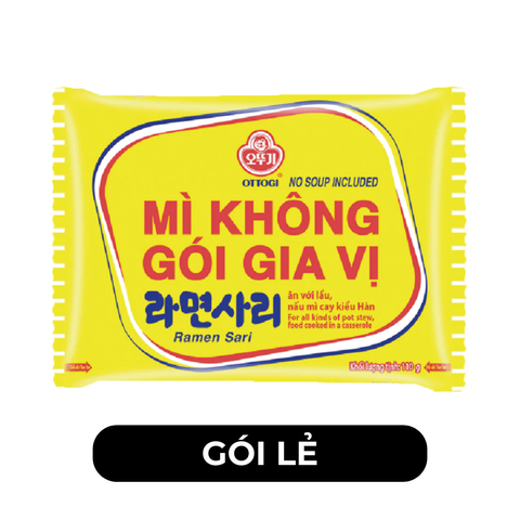 OTTOGI - Mì Ottogi không gói gia vị, Mì không gia vị ăn liền Ottogi, Mì ăn liền Otogi Hàn Quốc - 100g/gói - 00627