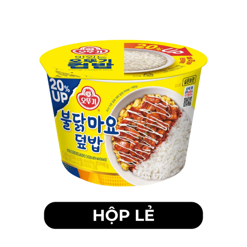 OTOKI - Cơm hộp ăn liền Ottogi hương vị Gà cay sốt Mayonnaise, Cơm gà cay xốt Mayonnaise Ottogi - 180g/hộp - 00685