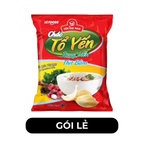 LC FOODS - Cháo tổ yến Yến Đại Nam hương vị Rong biển thịt bằm, Cháo tổ yến Đại Nam rong biển thịt bằm - 50g/gói - 00704