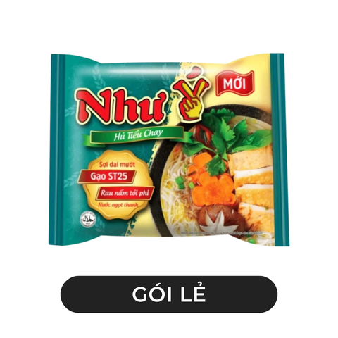 THIEN HUONG FOOD - Hủ tiếu Như Ý hương vị chay, Hủ tiếu Chay Như Ý ăn liền, Hủ tiếu ăn liền Như Ý - 60g/gói - 00613