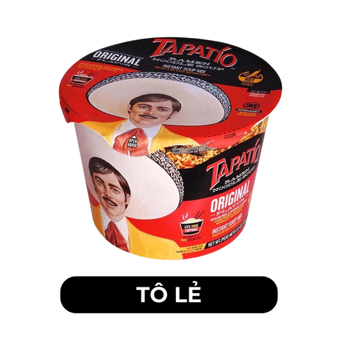 TAPATÍO - Mì tô Tapatío hương vị Cay truyền thống, Mì tô Cay truyền thống Tapatío, Mì Tapatio Mexico - 110g/tô - 00530