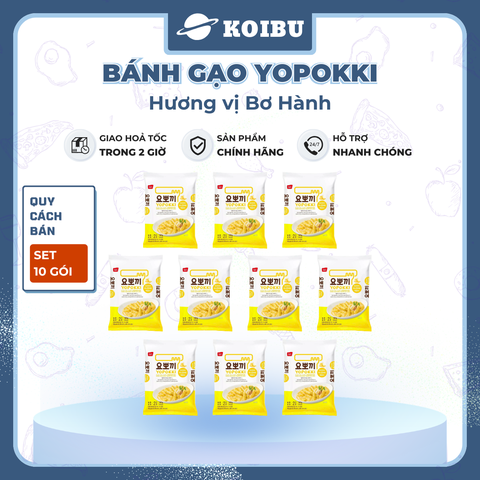 YOUNG POONG - Tokbokki Hàn Quốc Yopokki hương vị Bơ hành, Tokbokki  Yopokki, Bánh gạo Yopokki Hàn Quốc 240g/gói - 00873