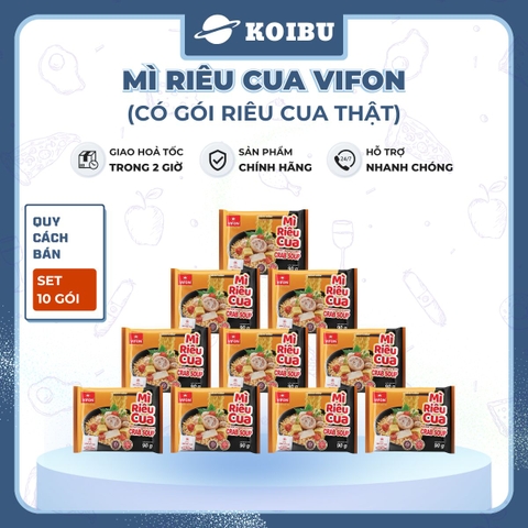 VIFON - Mì Vifon hương vị Riêu cua (có gói riêu cua thật), Vifon mì riêu cua Vifon, Mì Vifon riêu cua - 00812