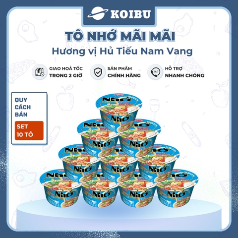 ACECOOK - Hủ tiếu tô Nhớ Mãi Mãi hương vị hủ tiếu nam vang, Tô Nhớ Mãi Mãi hủ tiếu nam vang, Hủ tiếu nhớ ăn liền - 71g/tô - 00025