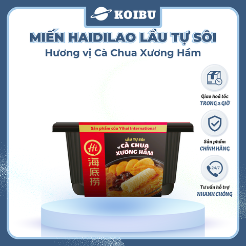 YIHAI - Lẩu tự sôi Haidilao hương vị Cà chua xương hầm, Lẩu tự sôi Hadilao cà chua xương hầm - 282g/hộp - 00785