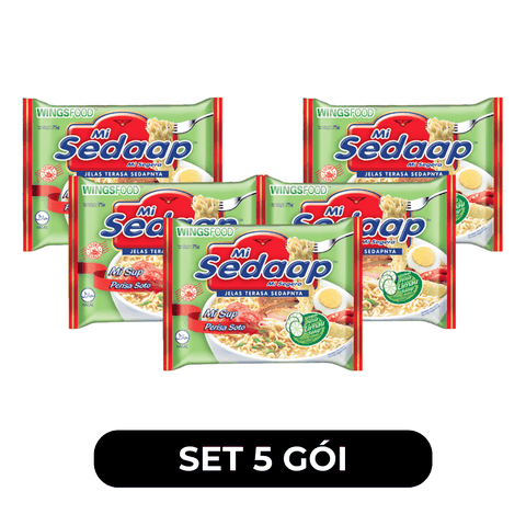 SEDAAP - Mì nước Sedaap hương vị gà nước cốt chanh Soto, Sedaap vị gà nước cốt chanh Soto, Mì vị gà nước cốt chanh Soto Sedaap, Mì nước Sedaap vị gà cốt chanh Soto, Mì nước Sedaap - 75g/gói - 00490