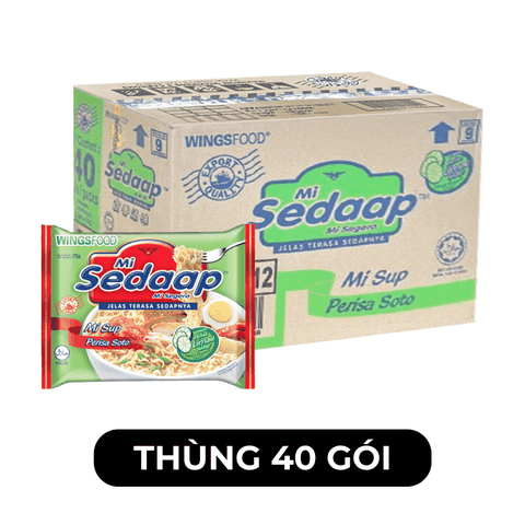 SEDAAP - Mì nước Sedaap hương vị gà nước cốt chanh Soto, Sedaap vị gà nước cốt chanh Soto, Mì vị gà nước cốt chanh Soto Sedaap, Mì nước Sedaap vị gà cốt chanh Soto, Mì nước Sedaap - 75g/gói - 00490