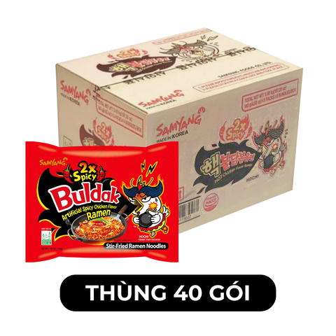 SAMYANG - Mì khô gà cay Samyang hương vị Gà cực cay, Mì Samyang Hàn Quốc, Mì gà cực cay Samyang - 140g/gói - 00418